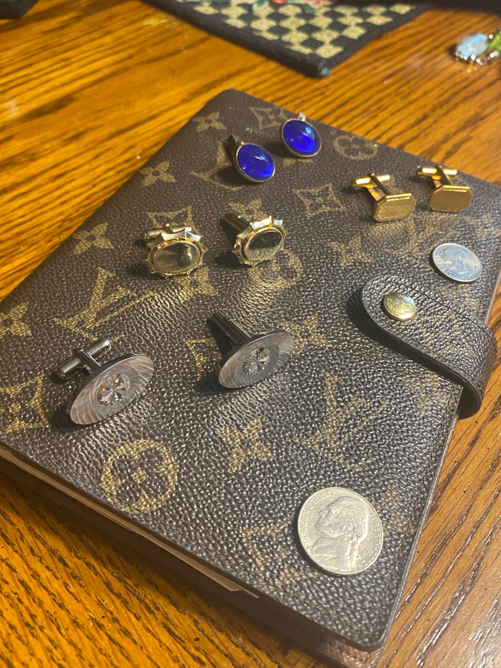 Vintage Mens Cufflinks Lot of 4 Pairs MCM Signed Swank Anson Retro Old Money